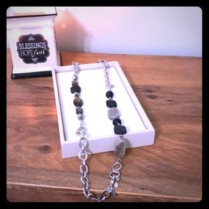 Gorgeous mum’s crystal rock necklace!